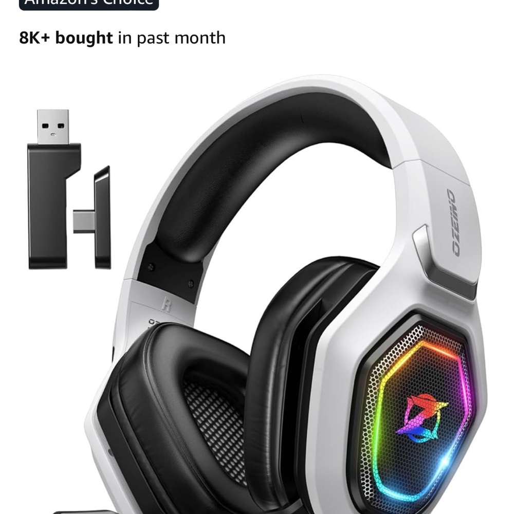 🎧🎧🎧Ozeino 2.4 GHZ  Wireless Gaming Headset - With Color